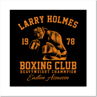 Boxing Club Larry Holmes Orange Posters and Art